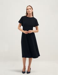 HOBBS LONDON Melina Tailored Seam Midi Dress