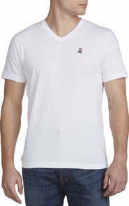 Psycho Bunny Logo V-Neck T-Shirt