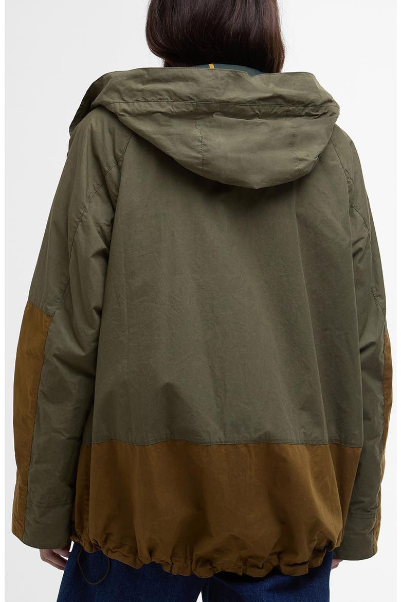 Barbour Hayley Colorblock Showerproof Hooded Jacket (Women