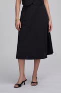 ELLE Collection Elegant High-Waist Midi Skirt