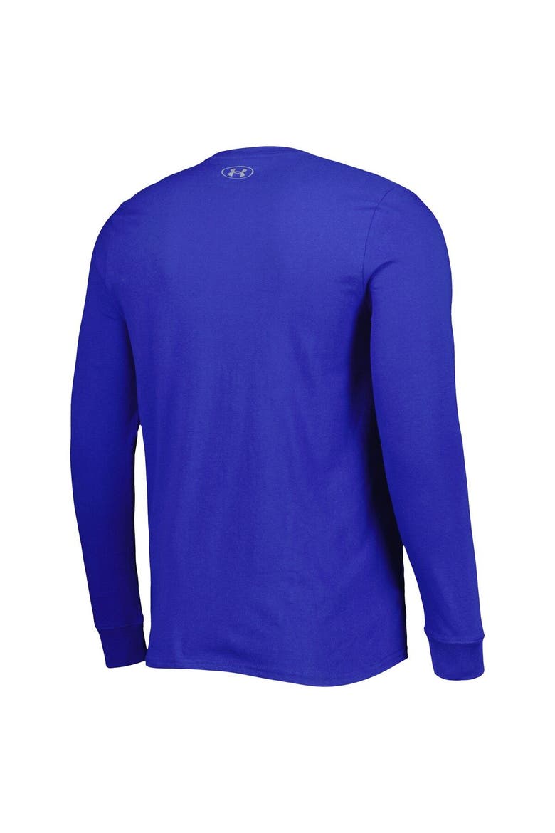 Men's Under Armour Royal Colorado State Rams Flag Sideline Performance Long Sleeve T-Shirt, Alternate, color, Royal