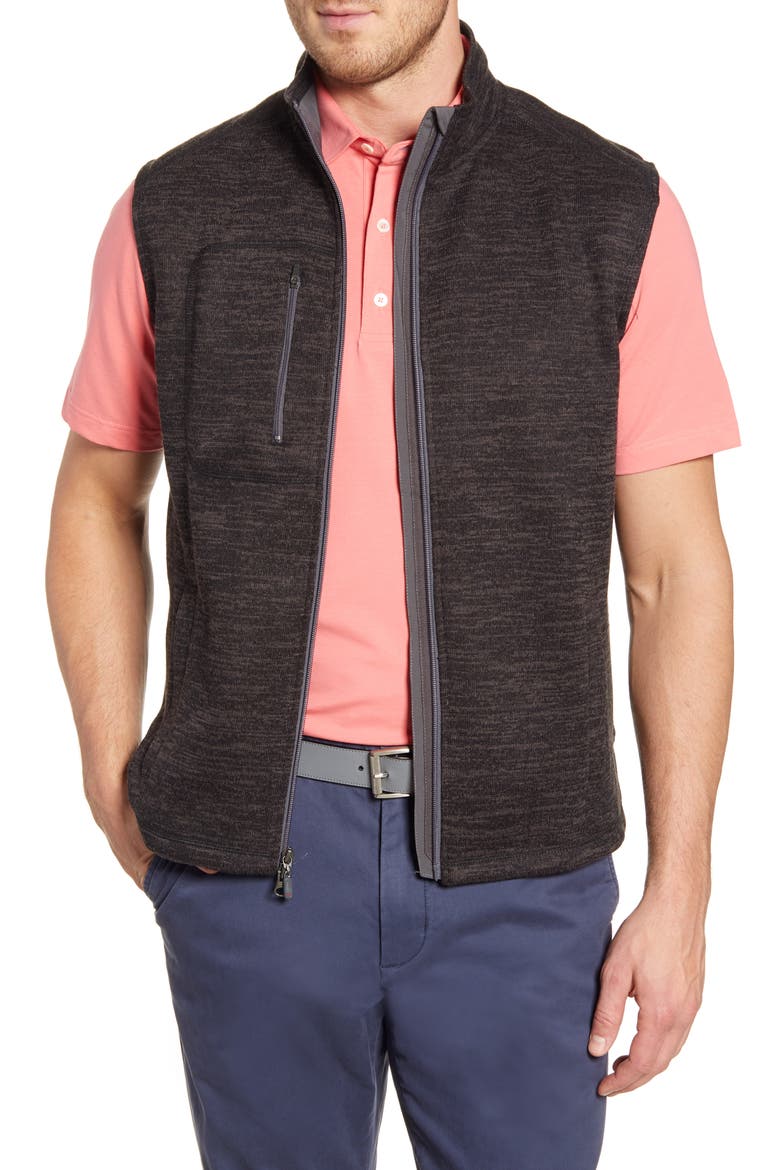 Tahoe Fleece Vest, Main, color, BLACK