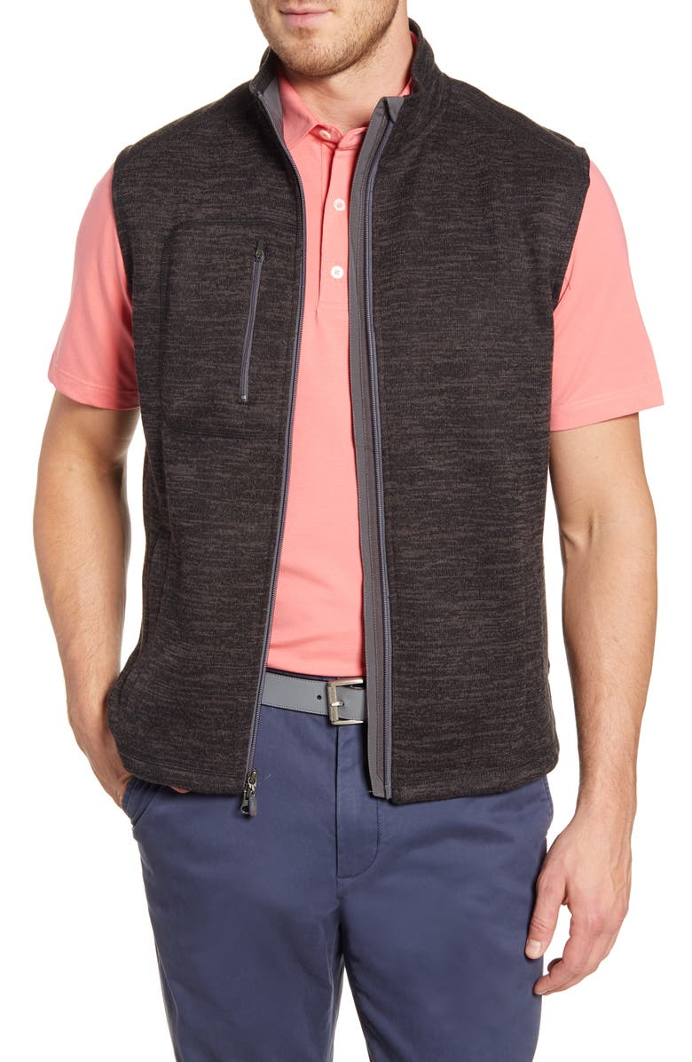 johnnie-O Tahoe Fleece Vest, Main, color,