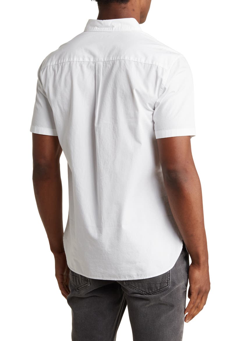 Riviera Short Sleeve Button-Up Shirt, Alternate, color, WHITE
