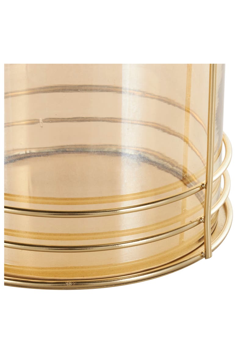 Metal Candle Lantern, Alternate, color, GOLD