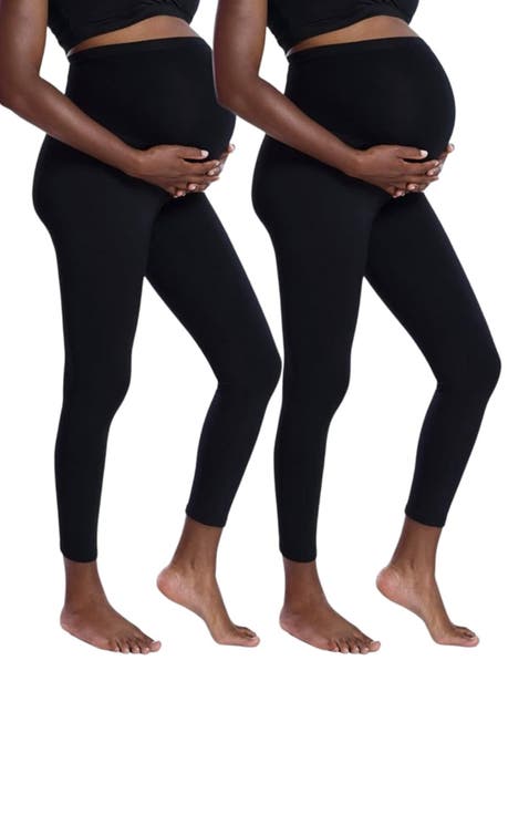 Essential Stretch Secret Fit Over the Belly Maternity Leggings