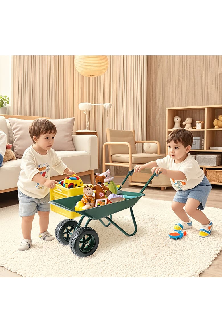 Metal Wheelbarrow, Alternate, color, Multicolored