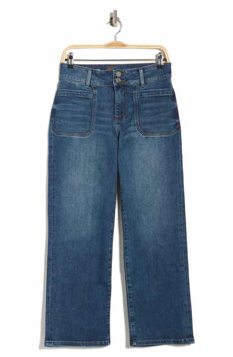 KUT from the Kloth Lucy Patch Pocket High Waist Ankle Wide Leg Jeans