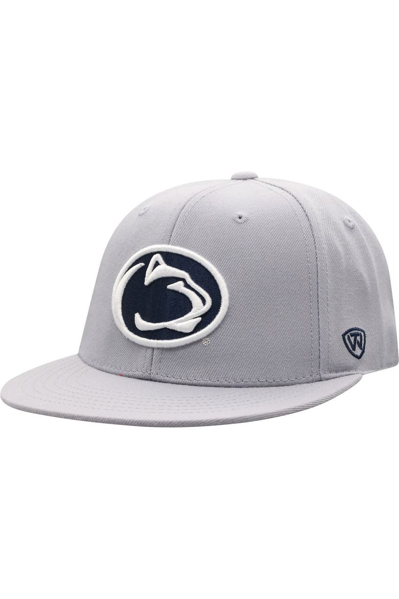 Men's Top of the World Gray Penn State Nittany Lions Fitted Hat, Main, color, Gray