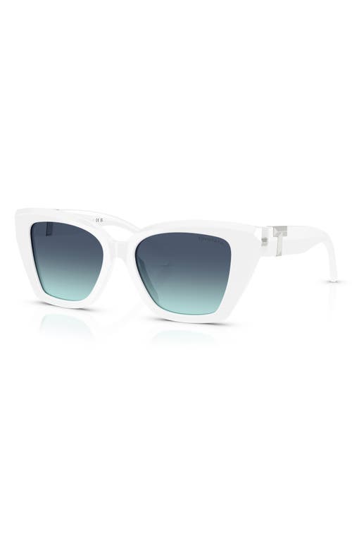 TIFFANY & CO TIFFANY & CO. 52MM GRADIENT SQUARE SUNGLASSES