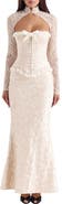 HOUSE OF CB Mara Embroidered Maxi Skirt