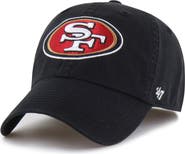 '47 Men's '47 Black San Francisco 49ers Franchise Logo Fitted Hat