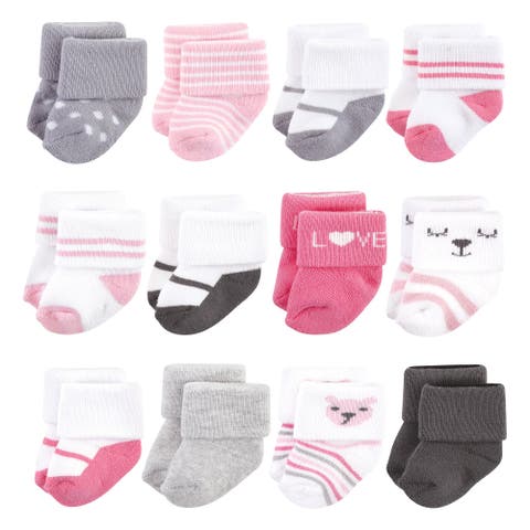 12Pk Cotton Terry Socks