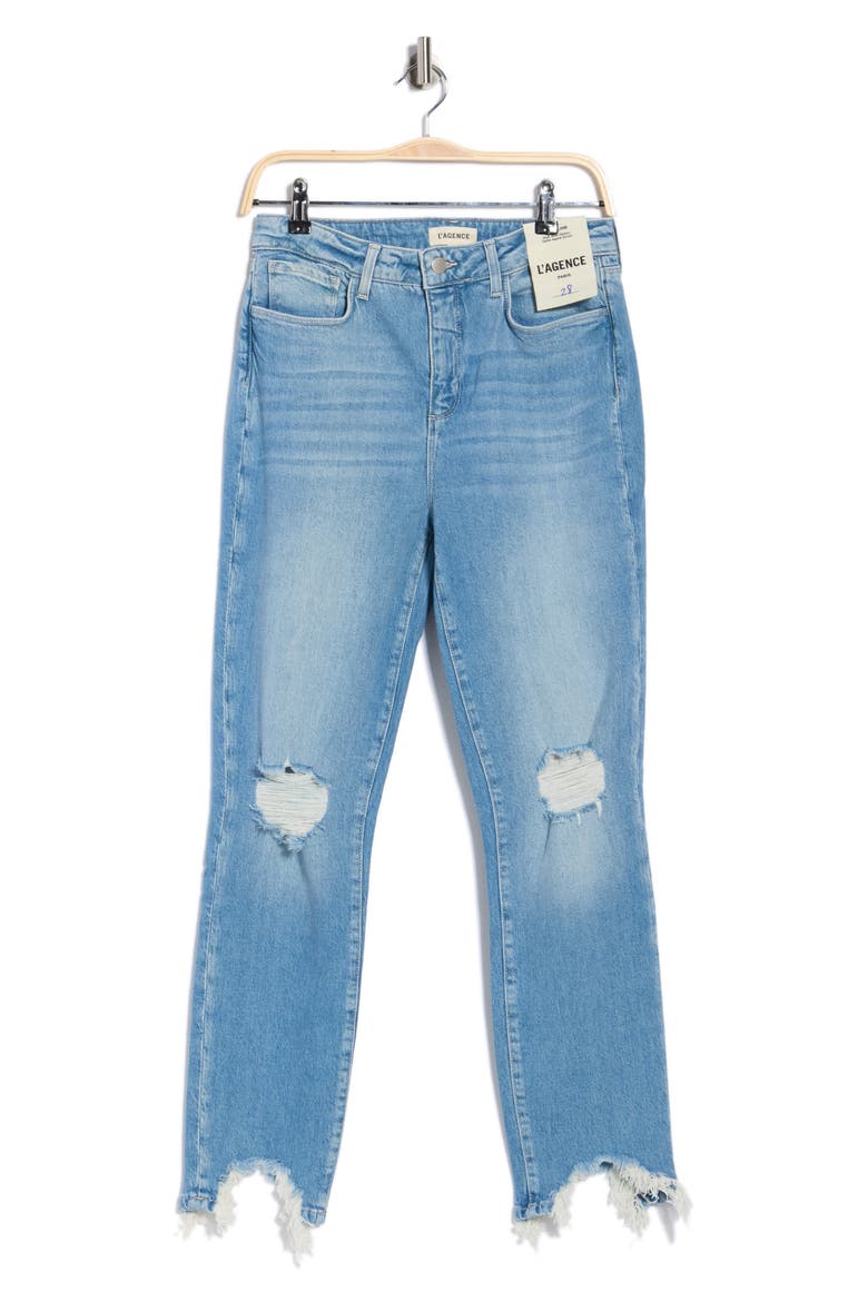 High Line High Rise Skinny Jeans, Alternate, color, CALLOWAY DESTRUCT
