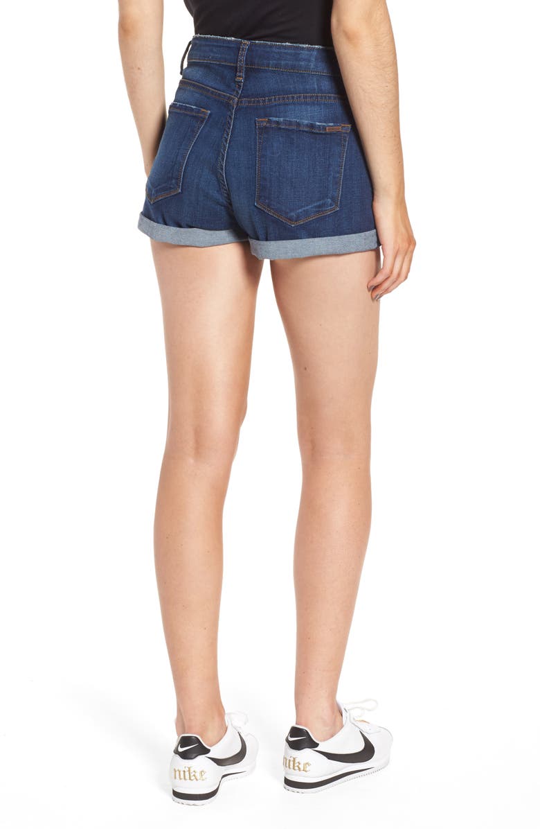 STS Blue Rose Bowl Cuffed Denim Shorts, Alternate, color, 