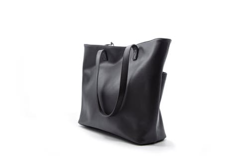Youzey Vegan Leather Classic Tote In Black