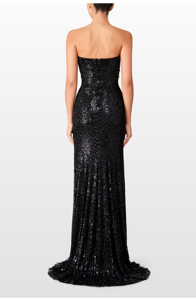 Jenny Packham Topaz Dress, Alternate, color, Liquorice