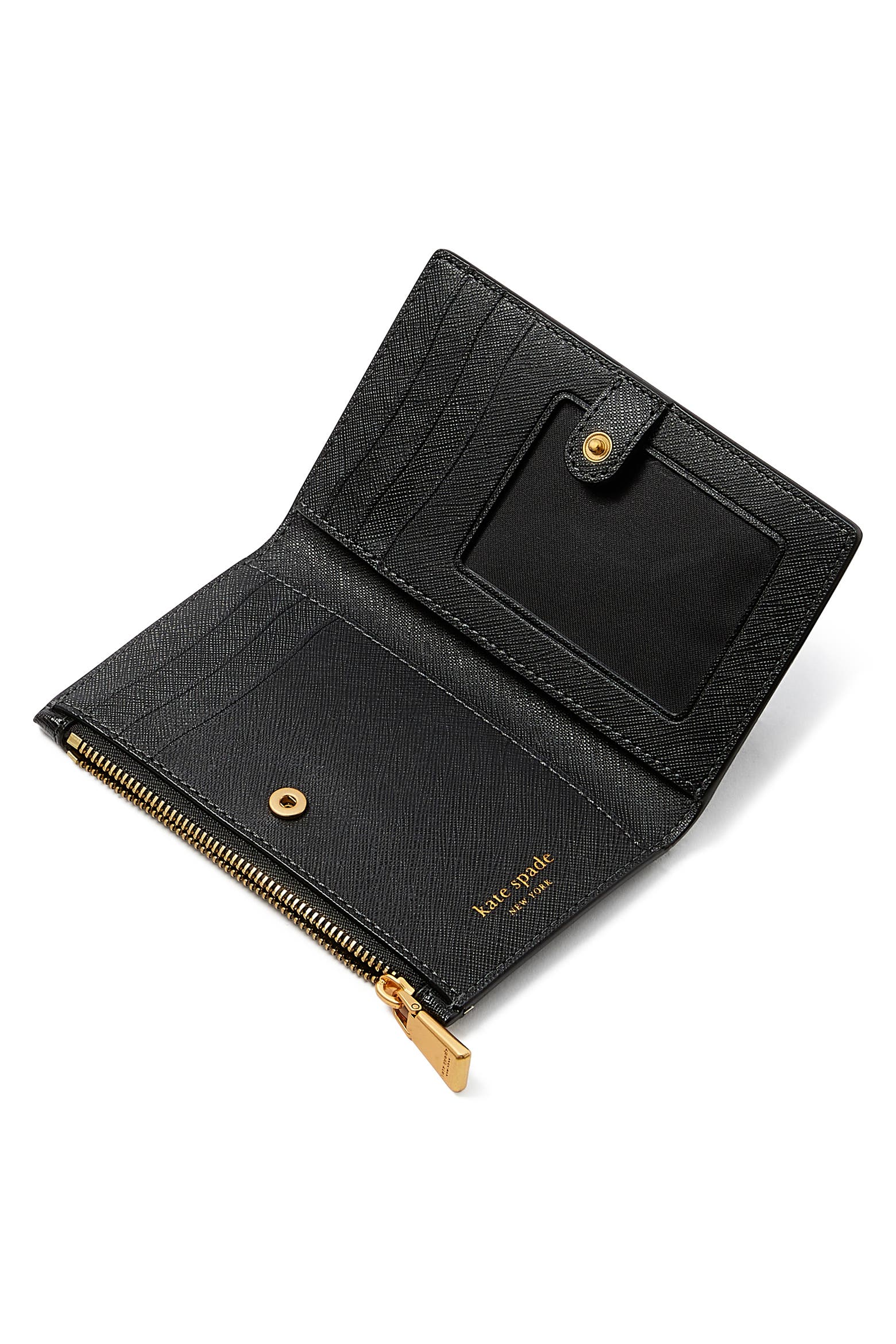 Whimsy Wallet Kate Spade New York ellie embellished saffiano leather bifold wallet ...