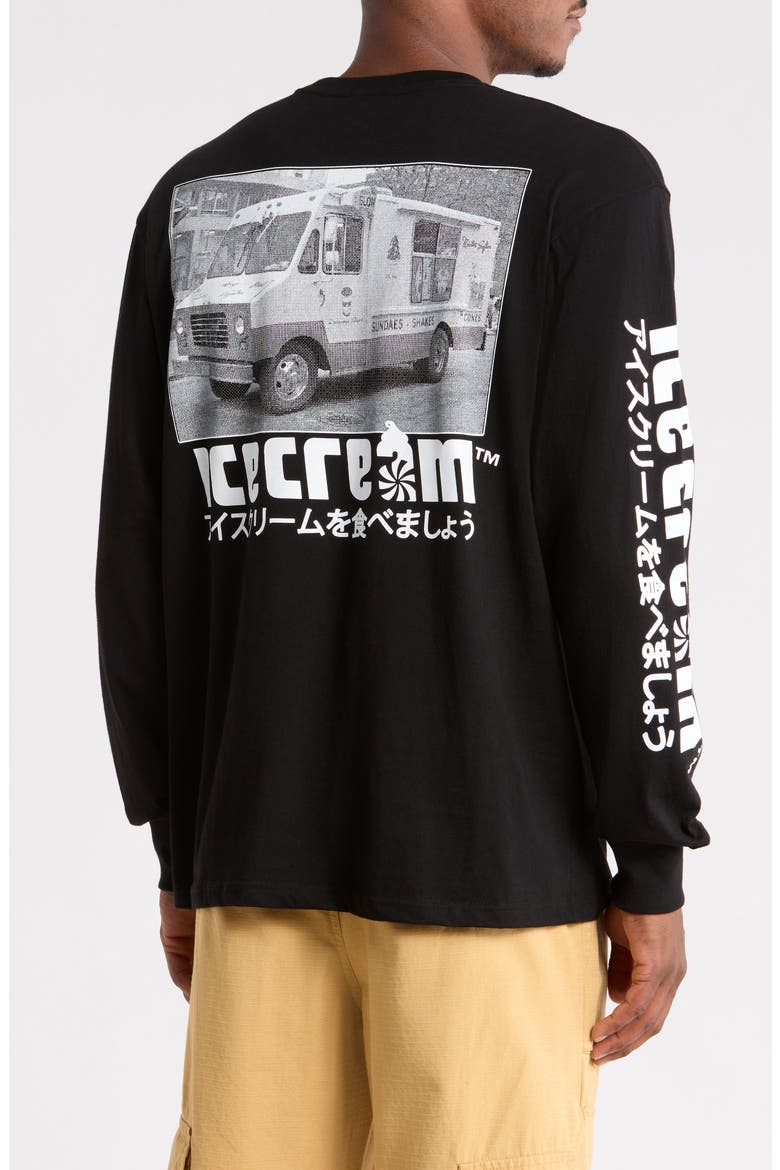The Truck Long Sleeve Graphic T-Shirt, Alternate, color, BLACK