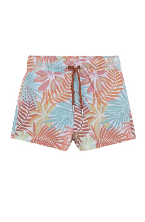 Boys 2 Match Drawstring Swim Shorts