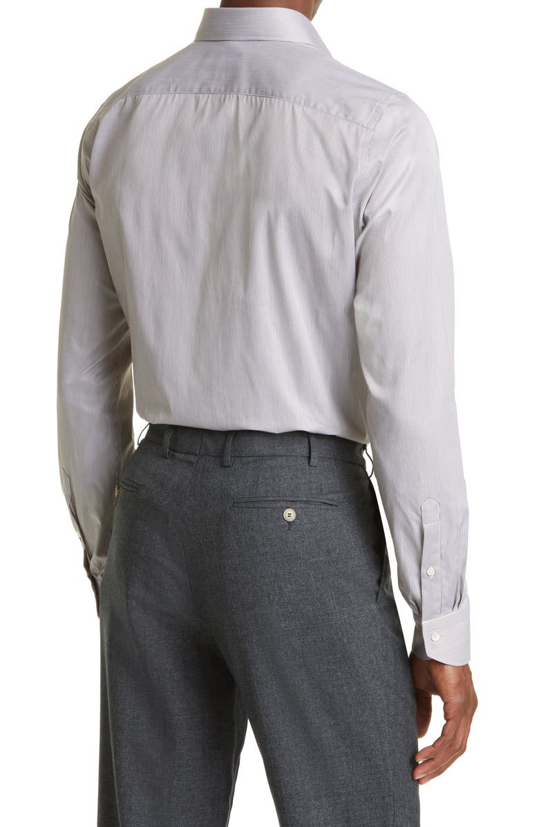 Canali Impeccabile Stripe Dress Shirt, Alternate, color, 