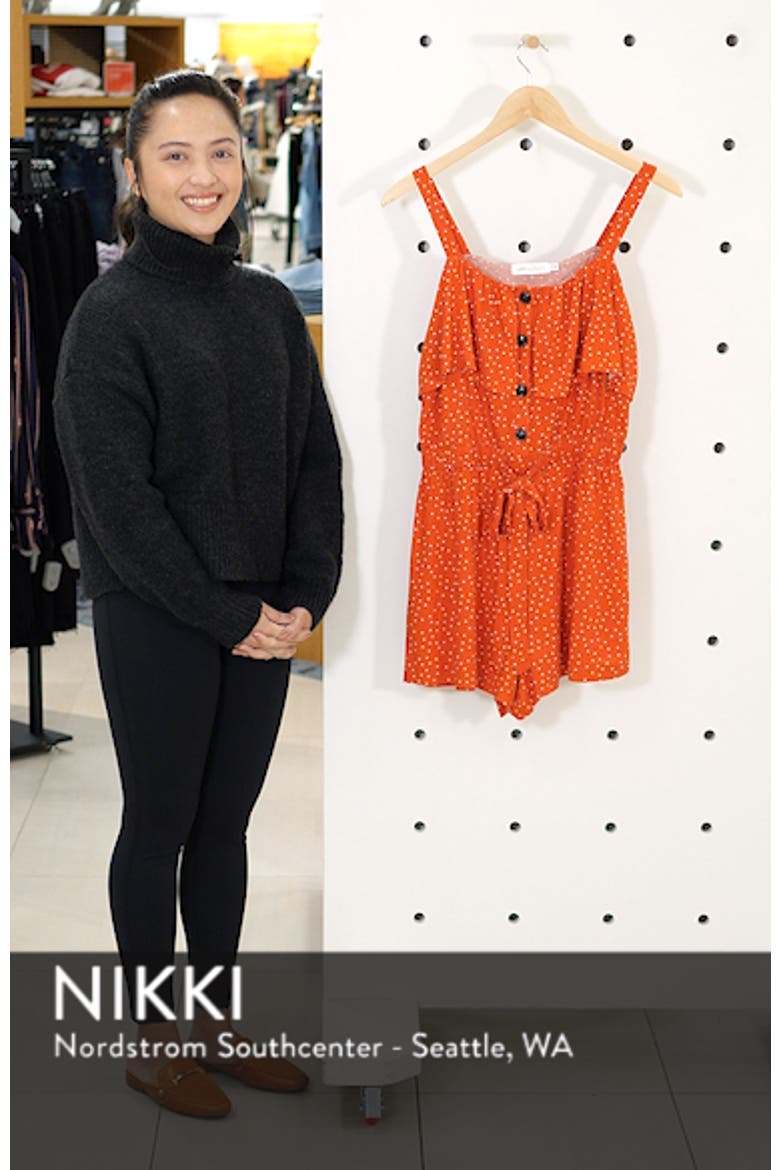 Button Front Romper video