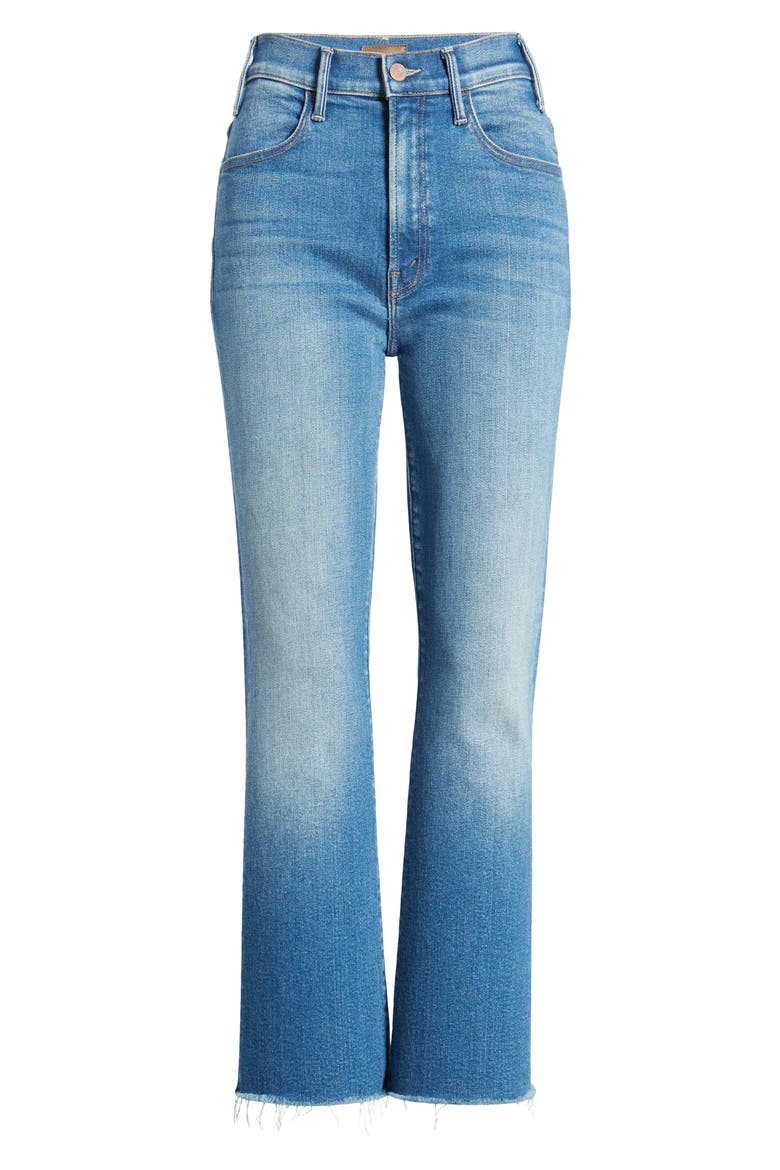 The Hustler Frayed Ankle Jeans, Alternate, color, MEET CUTE