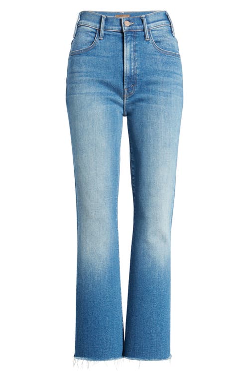 MOTHER MOTHER THE HUSTLER FRAYED ANKLE JEANS 