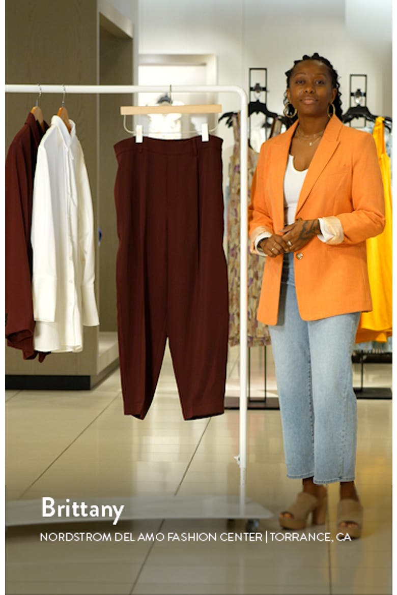 Pleated Tapered Pants video