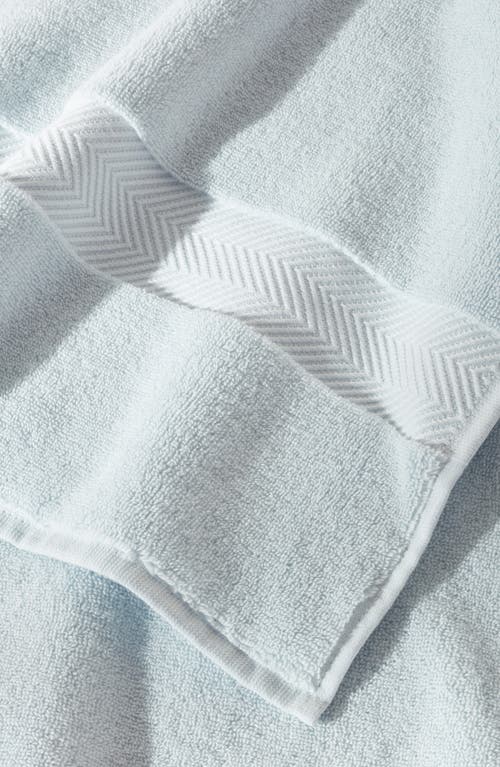 Nordstrom Organic Hydrocotton Set Of 4 Bath Towels $140 Value In Blue