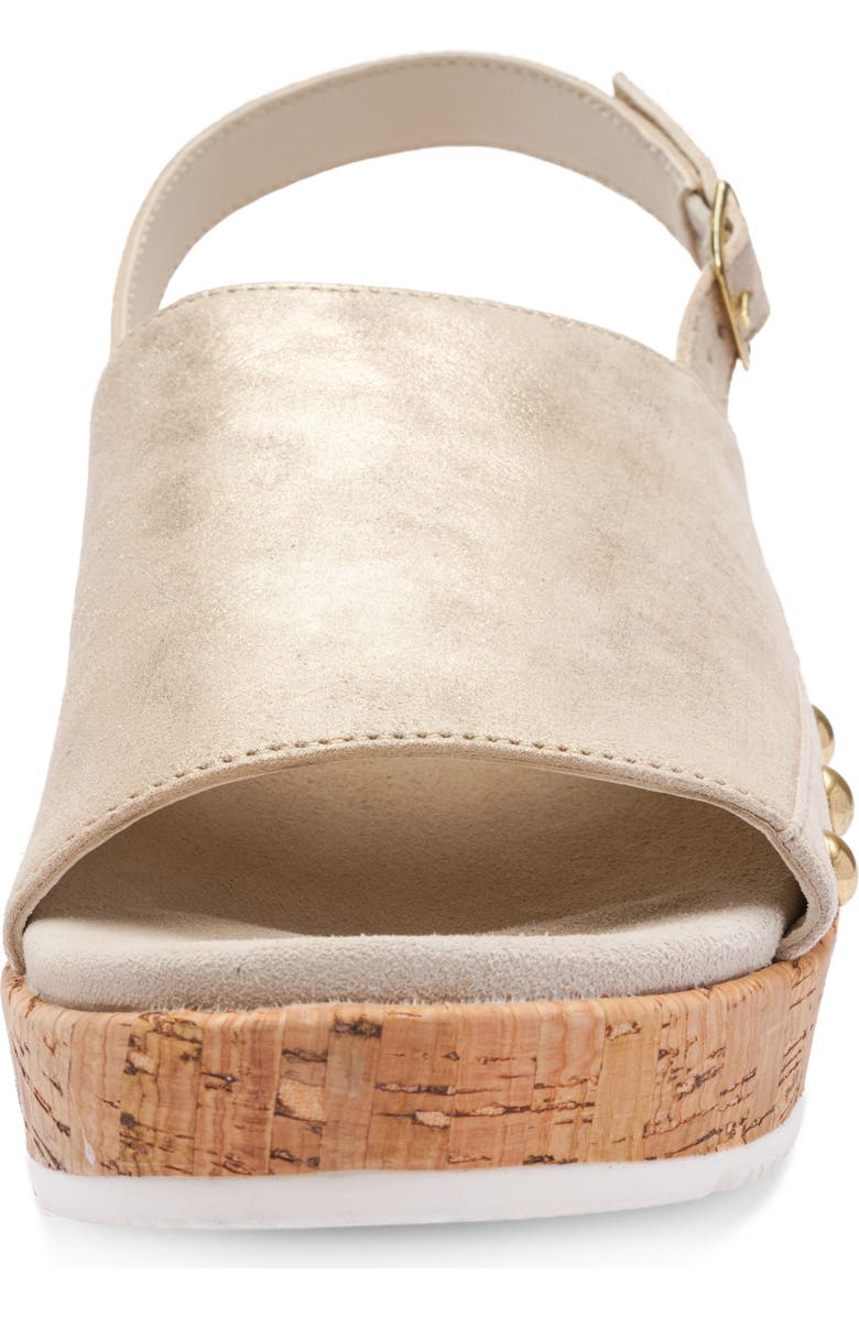 ara Raelis Slingback Wedge, Alternate, color, Beige