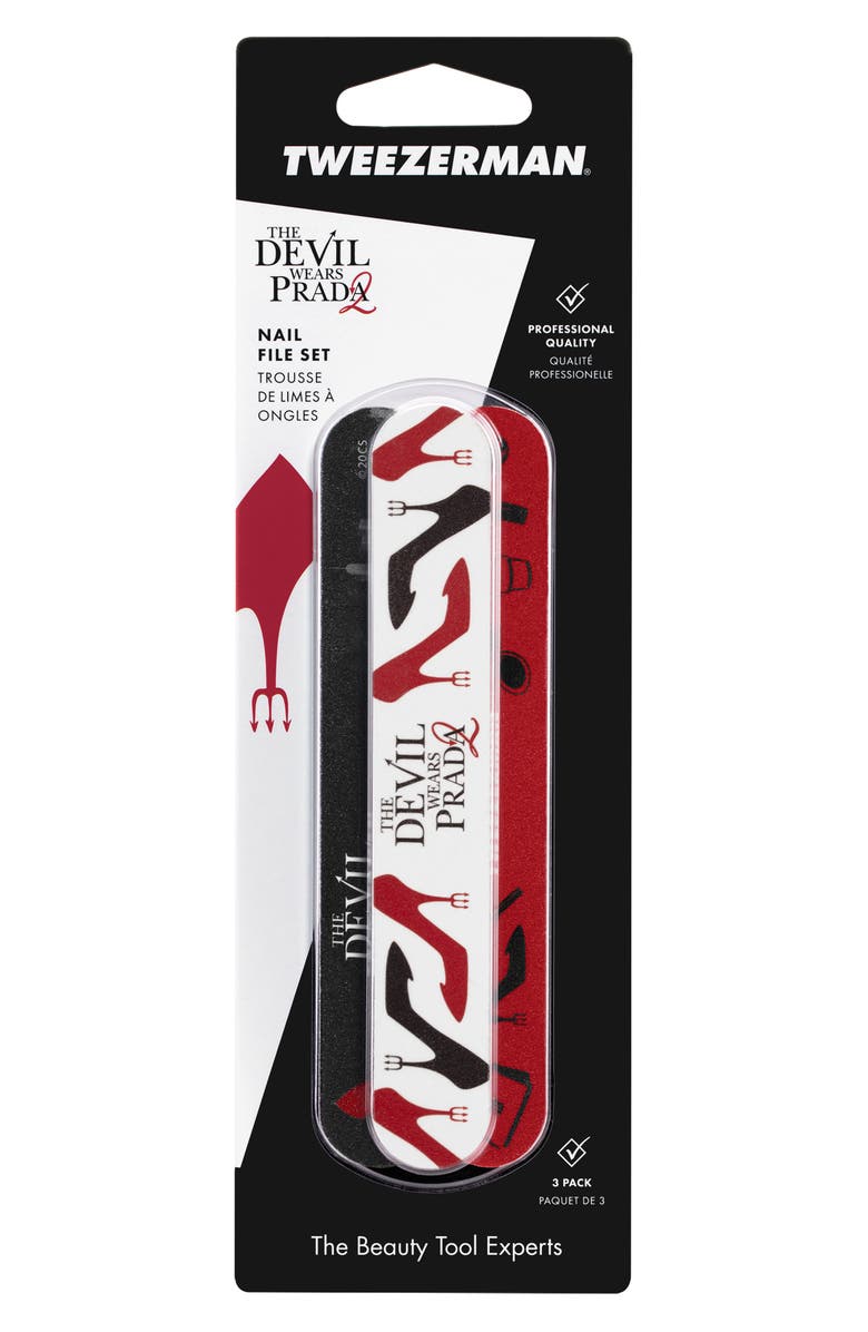 TWEEZERMAN The Devil Wears Prada 2 Nail File Set, Alternate, color, 