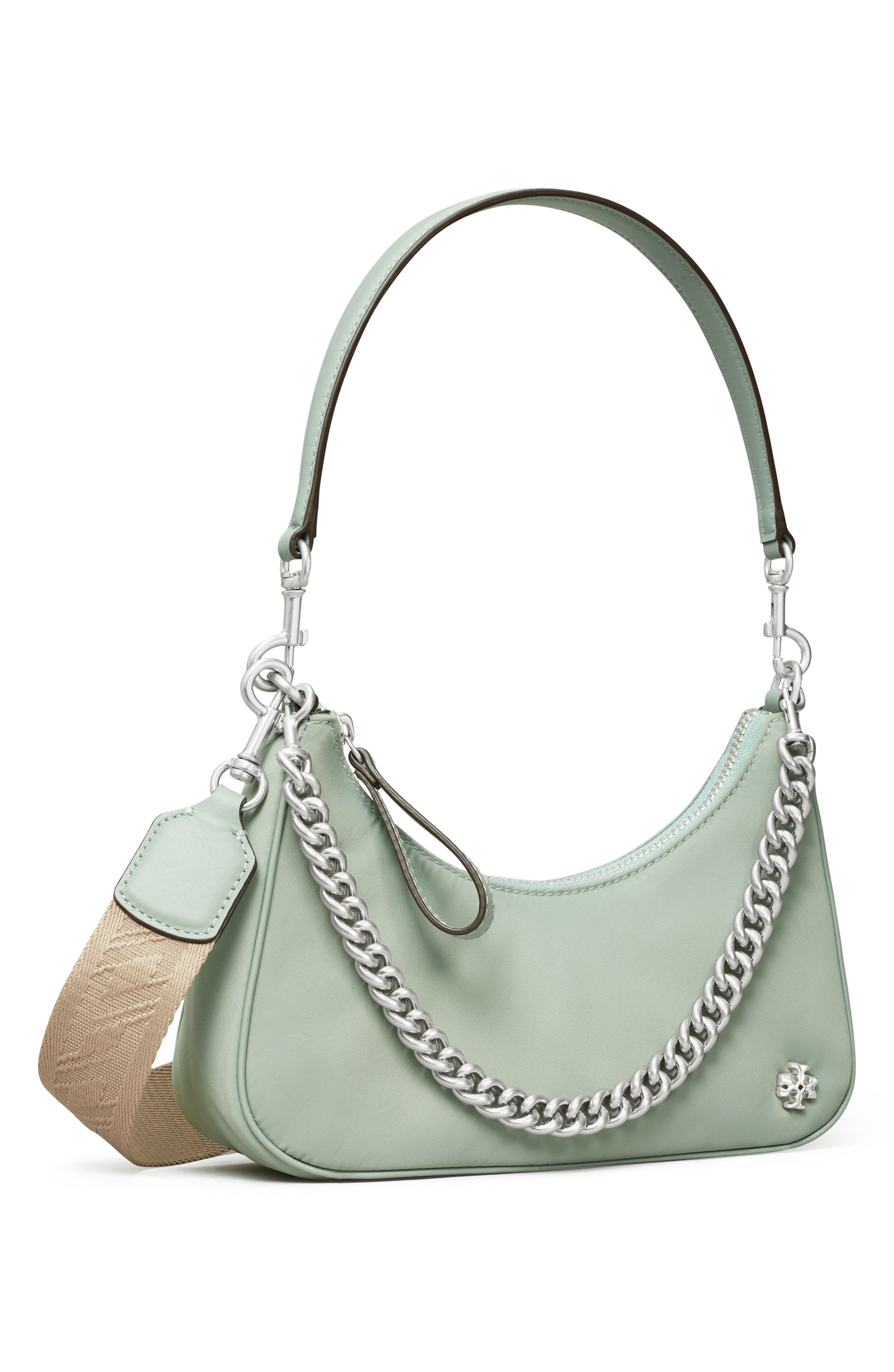 Tory Burch 151 Mercer Small Crescent Bag, Alternate, color, 