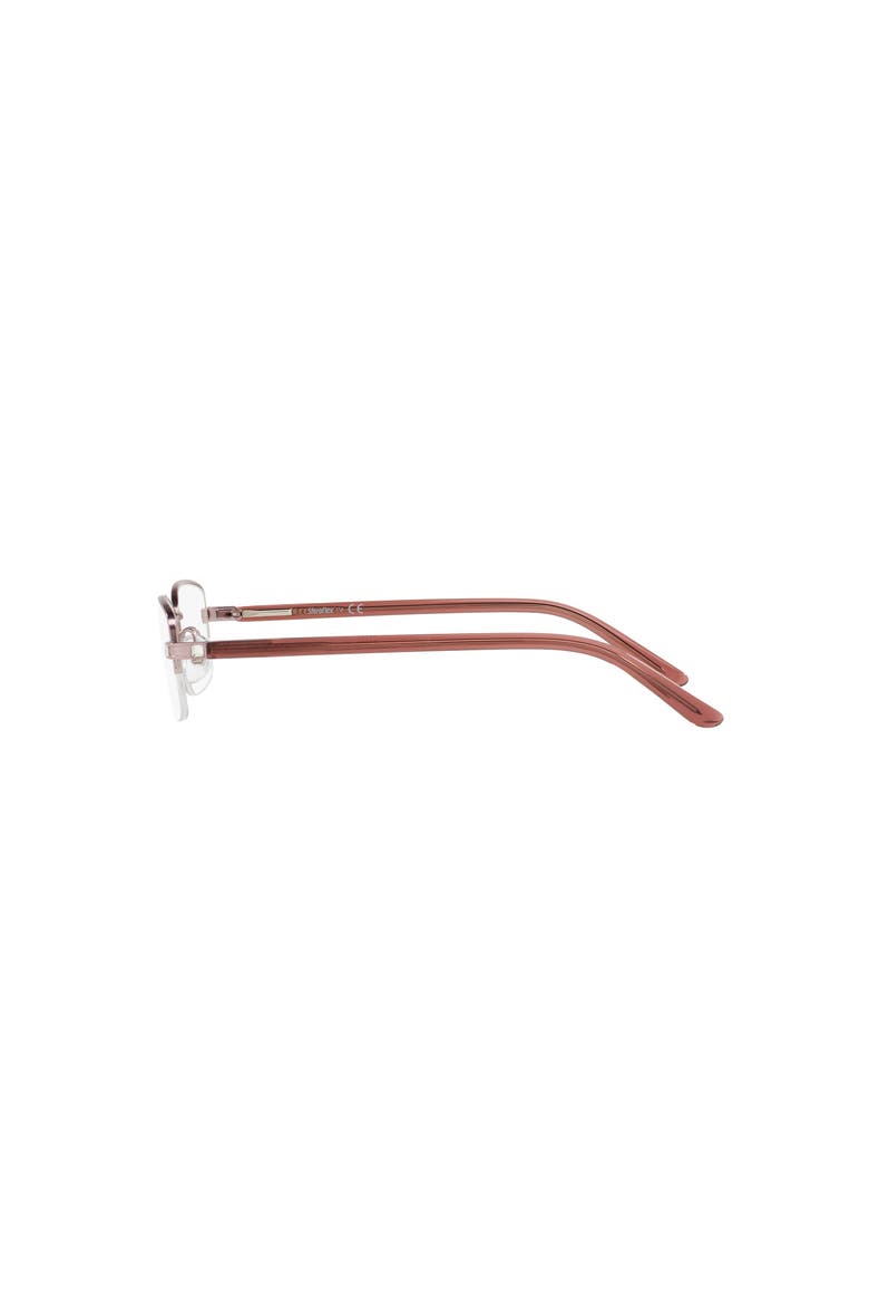 49mm Rectangle optical glasses, Alternate, color, Brown