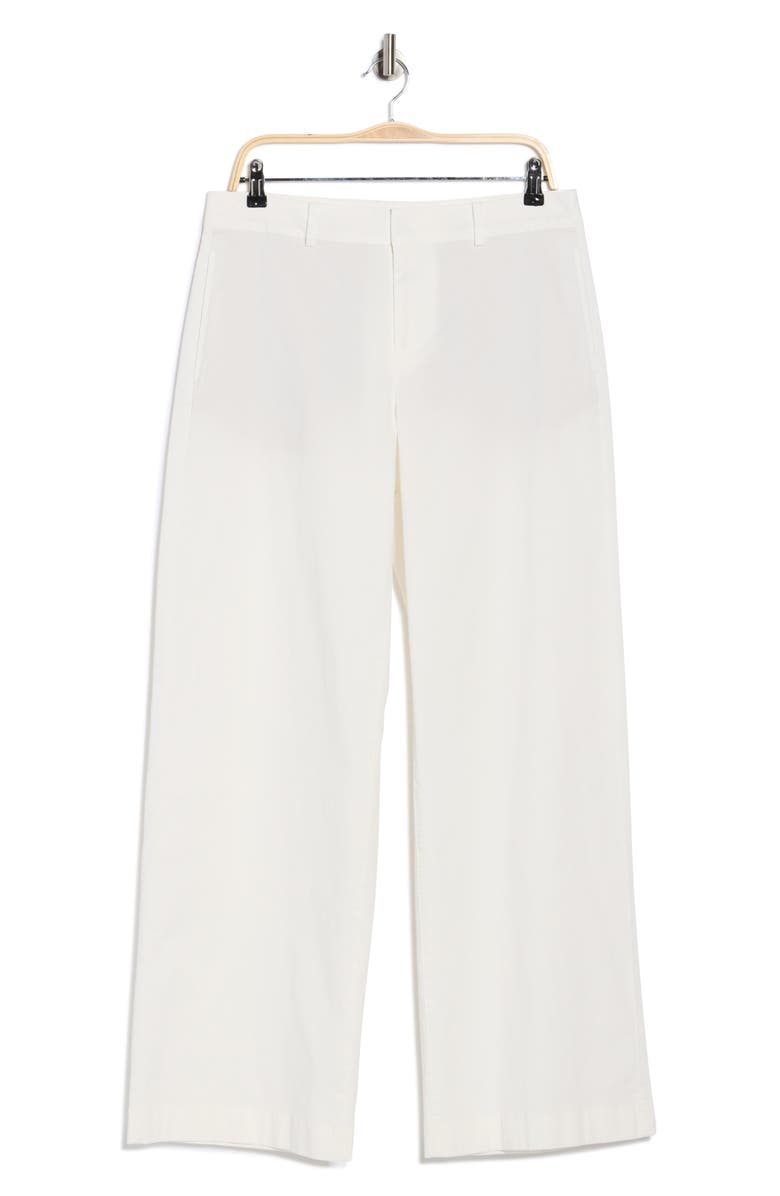 Vince Washed Cotton Wide Leg Pants, Main, color, Off White