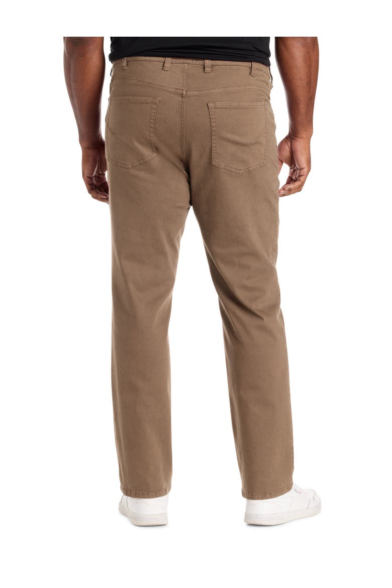 Big & Tall Iconic 5-Pocket Everyday Stretch Pants, Alternate, color, PORTABELLA