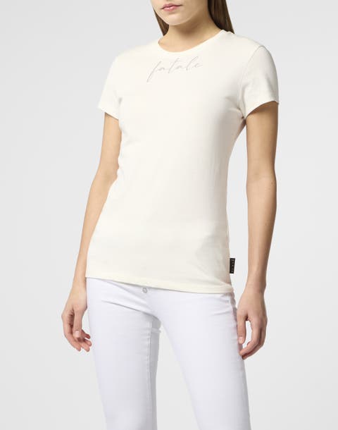 Sexy Pure Fit T-Shirt Strass Fatale Women