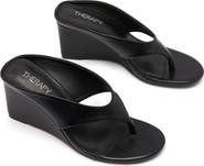 Therapy Australia Sera Round Toe Wedge Thong Heel