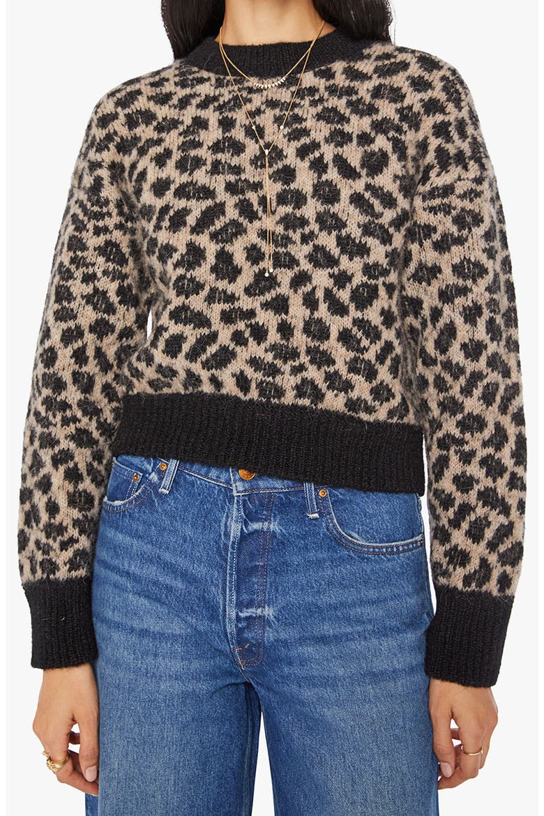 The Itsy Crop Sweater, Main, color, SPOTTED AT THE FRONT ROW