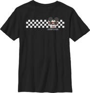 Mickey & Friends Boy's Mickey & Friends Mickey Mouse Checkers Graphic T-Shirt