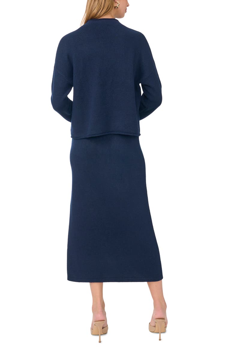 Loose Knit Crewneck Sweater, Alternate, color, CLASSIC NAVY