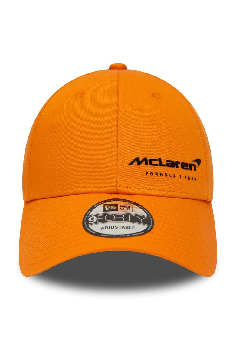 New Era Men's New Era  Orange McLaren F1 Team Flawless 9FORTY Snapback Hat, Alternate, color, 