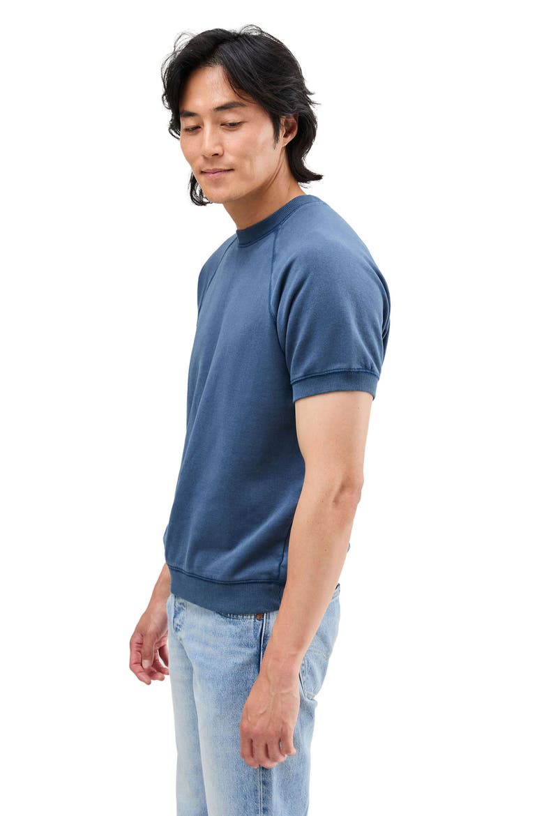The Recycled Fleece Raglan Sweatshirt, Alternate, color, Mineral Moonlit Ocean