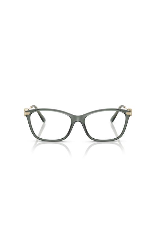 Ralph Lauren 53mm Butterfly Optical Glasses In Gray