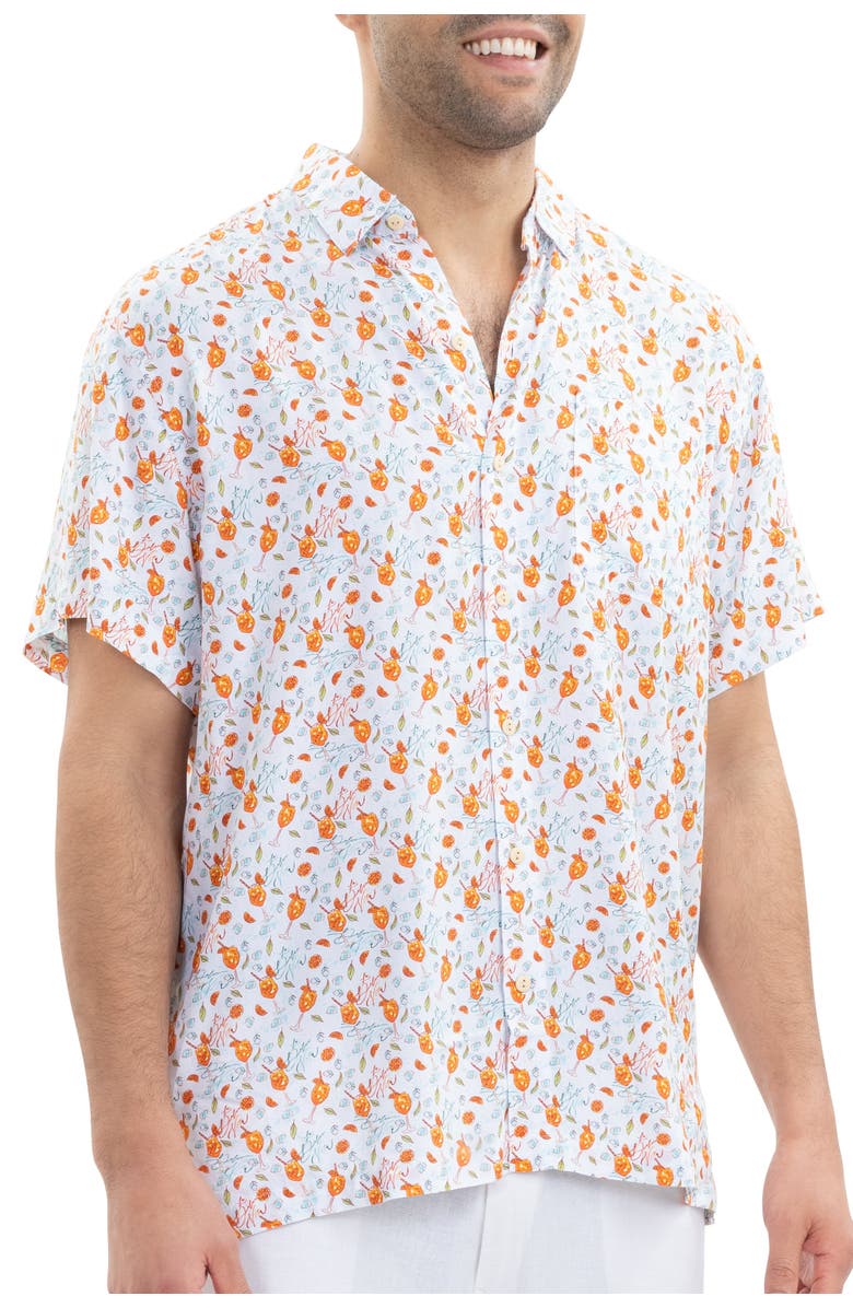 Kenny Flowers The Seaside Spritz - Short Sleeve Shirt, Alternate, color, White