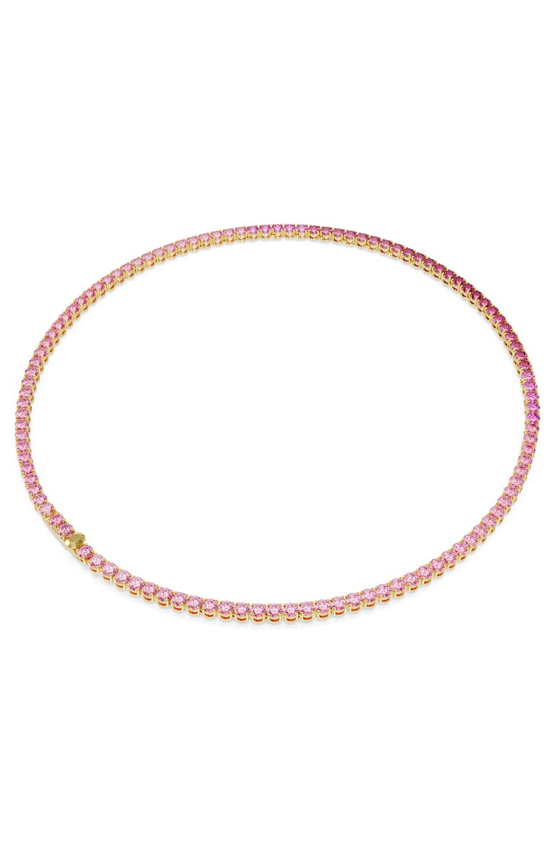 Swarovski Matrix Tennis Necklace, Alternate, color, 