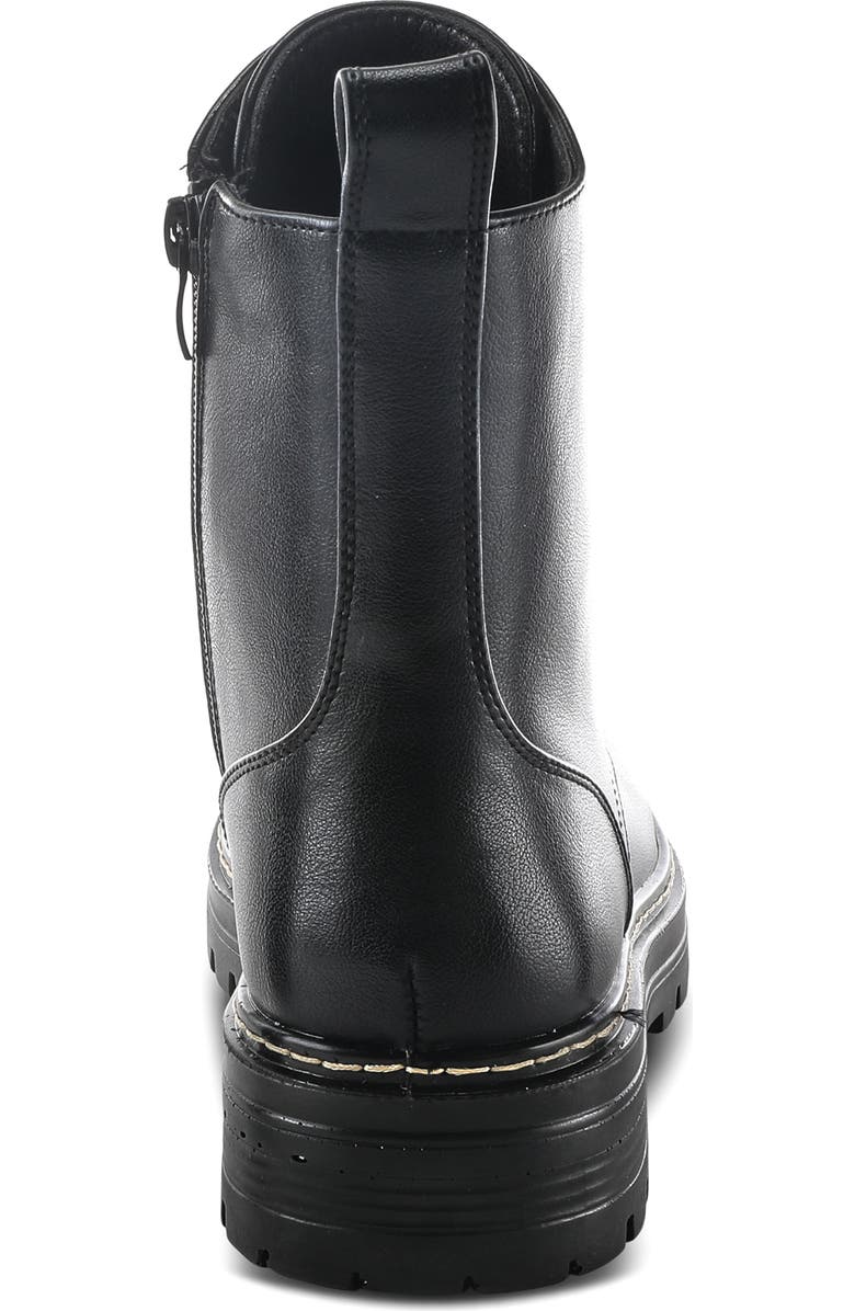 Flexus by Spring Step Callant Faux Fur Lined Faux Leather Bootie, Alternate, color,