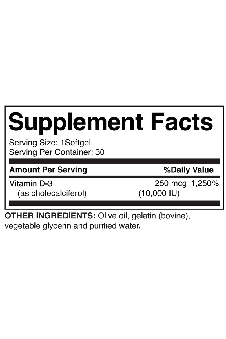 Vitamin D3, Alternate, color, Unflavored