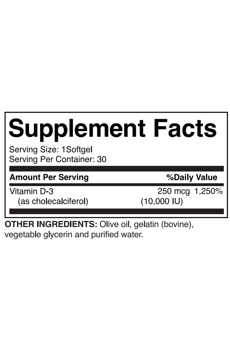 Swolverine Vitamin D3, Alternate, color, Unflavored
