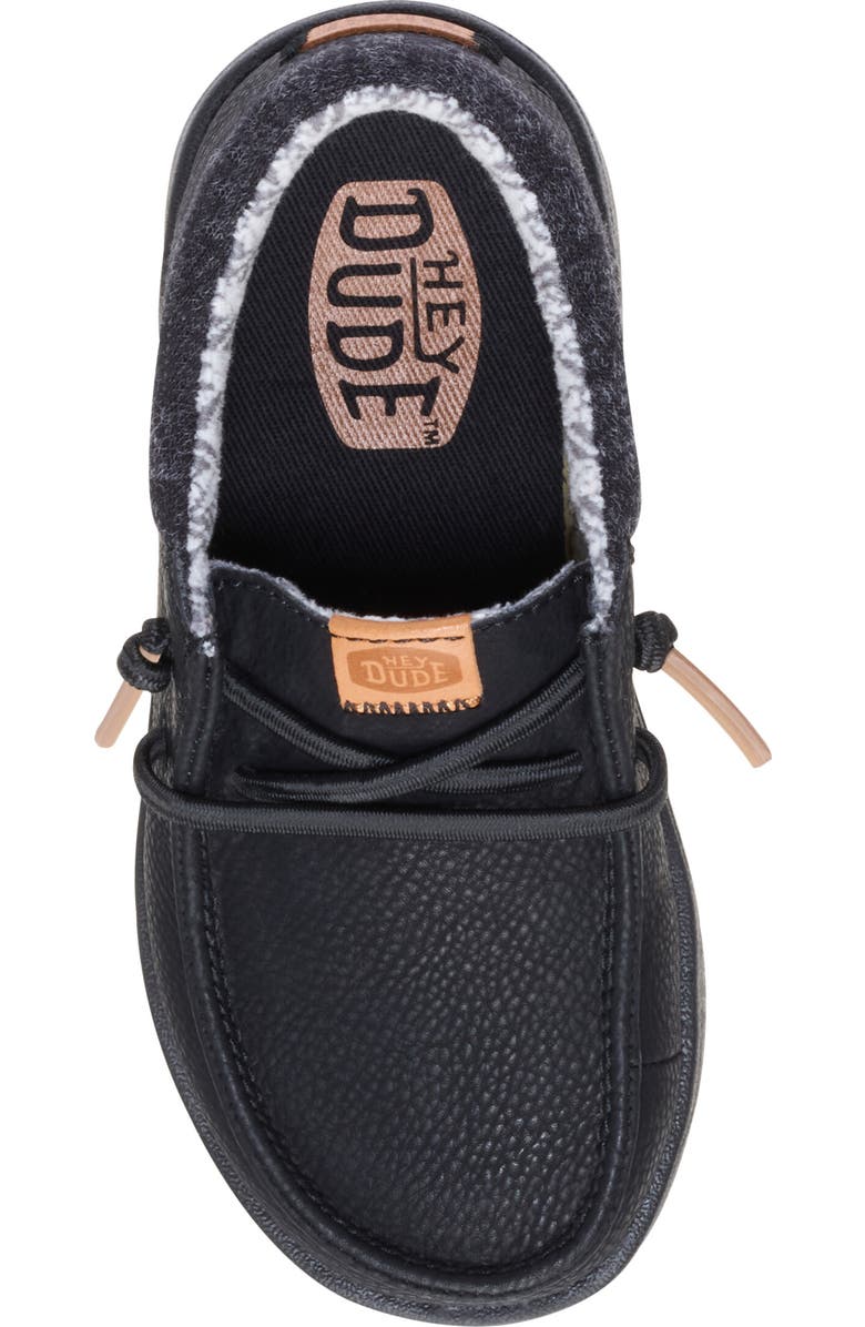 Hey Dude Kids' Paul Classic Slip-On, Alternate, color, Black/ Black